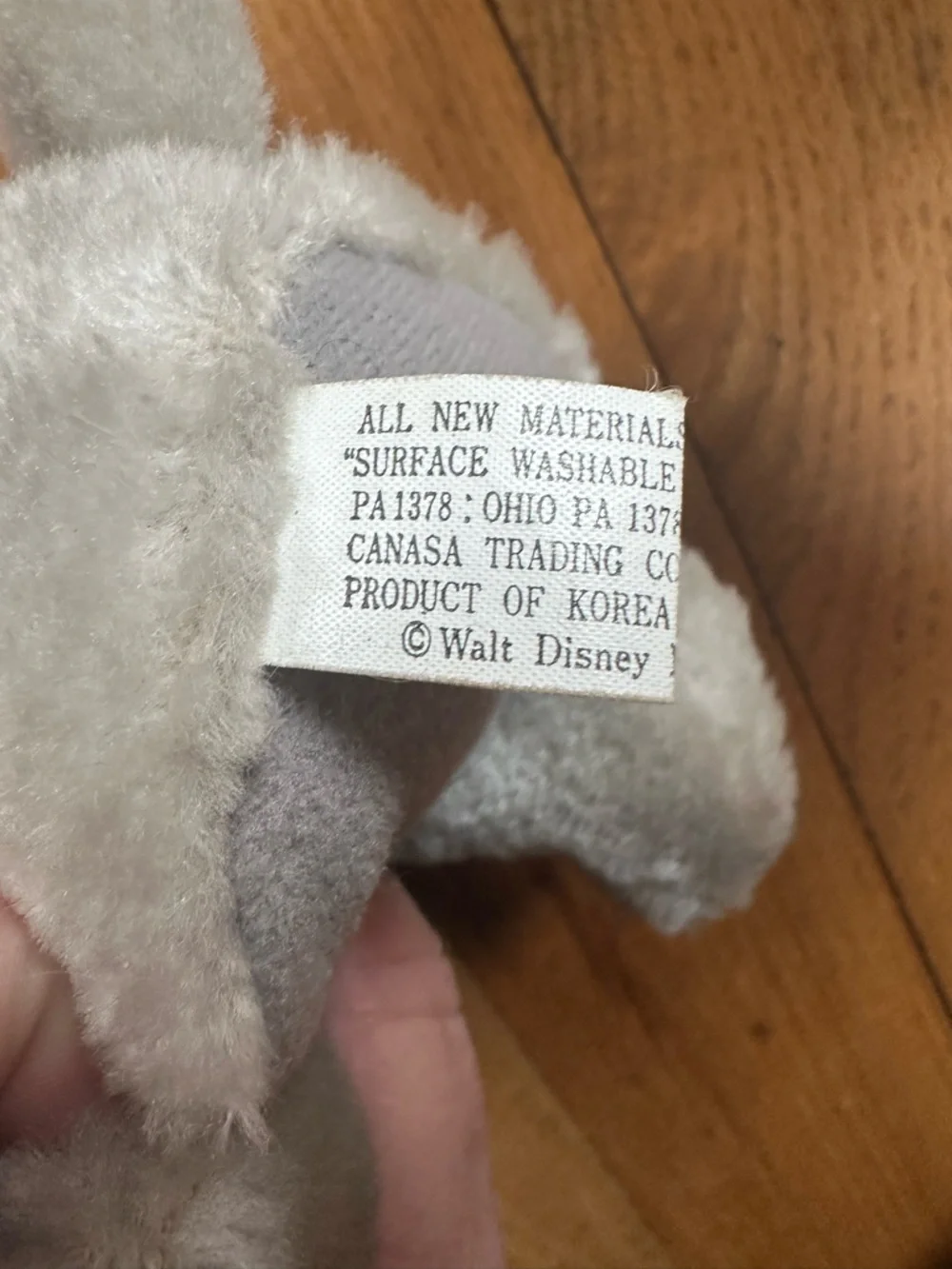 Vintage Walt Disney Productions Dumbo & Bambi Plush Set Classic Stuffed Animals